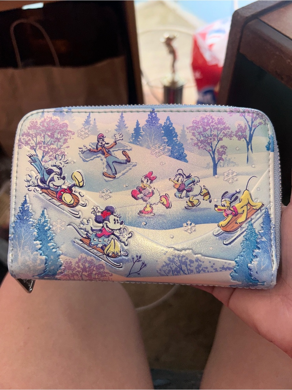 Disney Christmas loungefly wallet